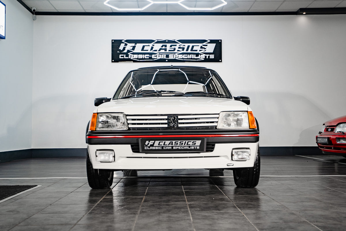 PEUGEOT 205GTi 1.6 ALPINE WHITE 1990 PHASE 1.5 3DR HOT HATCH