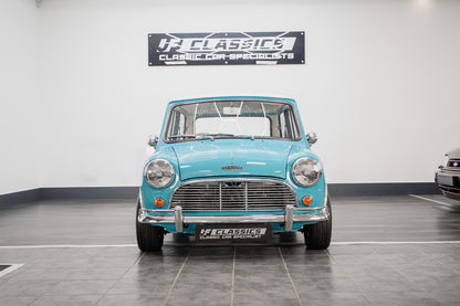 1965 MK-1 AUSTIN MINI COOPER 'S' SURF BLUE OVER OLD ENGLISH WHITE