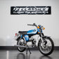 1976 YAMAHA FS1-ED CANDY BLUE 49cc CLASSIC MOPED