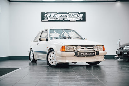 1985 Mk3 Ford Escort Series-1 Rs Turbo 'Diamond White'