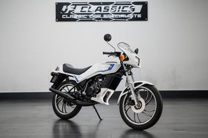 1985 YAMAHA RD80LC 2-STROKE CLASSIC MOTORCYCLE WHITE
