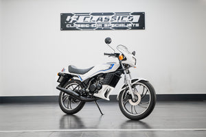 1985 YAMAHA RD80LC 2-STROKE CLASSIC MOTORCYCLE WHITE