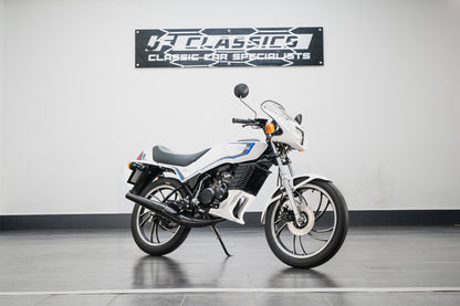 1985 YAMAHA RD80LC 2-STROKE CLASSIC MOTORCYCLE WHITE
