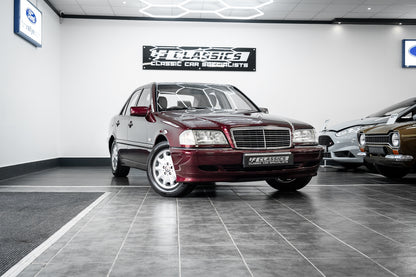 1997 Mercedes-Benz C200 Auto Elegance Ruby Red Metallic