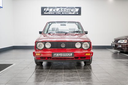 1991 GOLF CLIPPER CABRIOLET 'PAPRIKA RED' 14742 miles