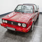 1991 GOLF CLIPPER CABRIOLET 'PAPRIKA RED' 14742 miles