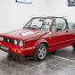1991 GOLF CLIPPER CABRIOLET 'PAPRIKA RED' 14742 miles