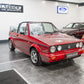 1991 GOLF CLIPPER CABRIOLET 'PAPRIKA RED' 14742 miles