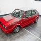 1991 GOLF CLIPPER CABRIOLET 'PAPRIKA RED' 14742 miles
