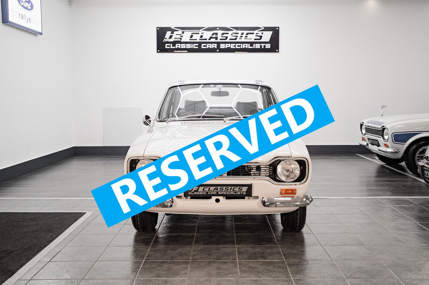 *NOW RESERVED*1975 Mk1 FORD ESCORT MEXICO 1600 GT WHITE & BLACK DECALS
