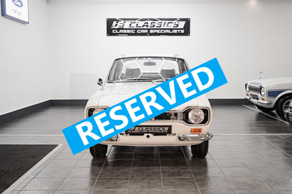 *NOW RESERVED*1975 Mk1 FORD ESCORT MEXICO 1600 GT WHITE & BLACK DECALS