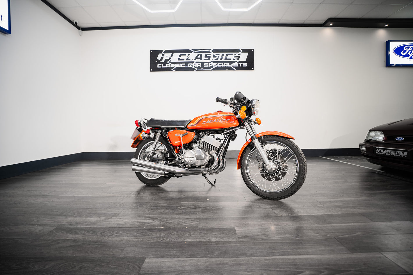 Kawasaki H1-B 500cc Triple 'Candy Orange' 1972 Classic Motorcycle