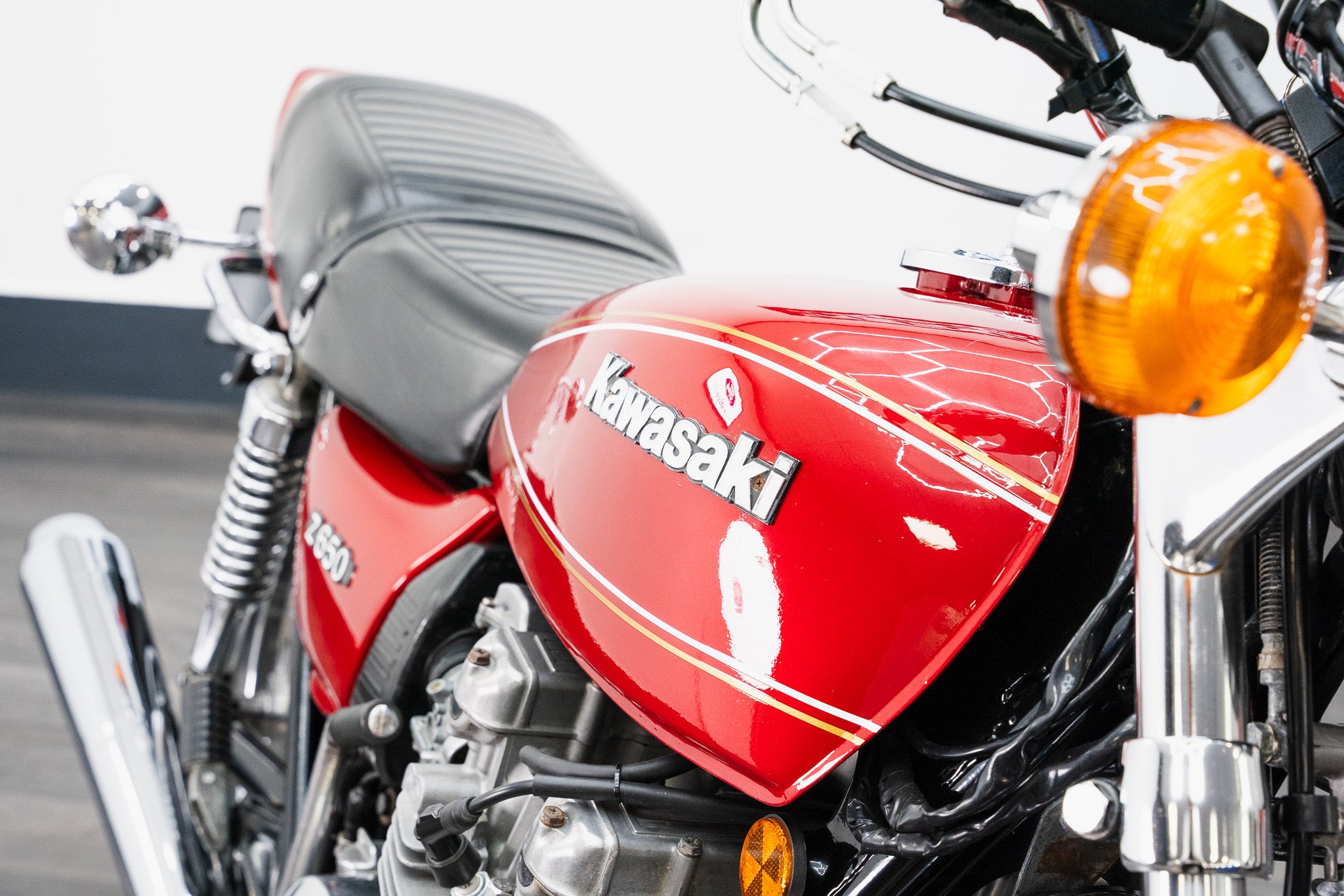 NOW RESERVED' 1978 KAWASAKI Z650 CANDY SUPER RED CLASSIC MOTORCYCLE