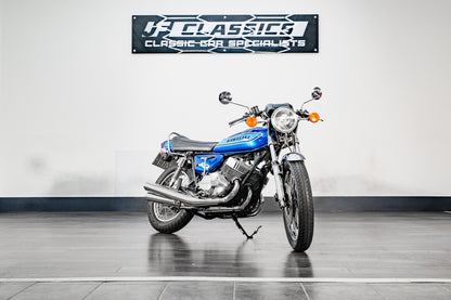 1975 KAWASAKI KH500 A8 2 STROKE TRIPLE 'SKY CANDY BLUE'