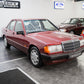 1993 MERCEDES-BENZ W201 190E ALMANDINE RED METALLIC 'ONLY 36092-mls'