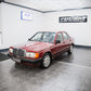1993 MERCEDES-BENZ W201 190E ALMANDINE RED METALLIC 'ONLY 36092-mls'