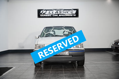 'NOW RESERVED' 1991 VAUXHALL NOVA SR 1.4 GLACIER WHITE 2080mls