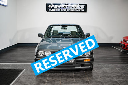 'NOW RESERVED' BMW 318i E30 5-SPD MANUAL 'DELPHIN GREY METALLIC' 11450miles FROM NEW