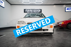 'NOW RESERVED' 1992 FORD ESCORT Rs COSWORTH 'BIG TURBO' DIAMOND WHITE