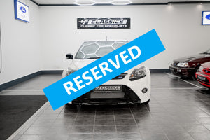 *NOW RESERVED*2010 FORD FOCUS RS Mk2 'FROZEN WHITE & ONLY 2438 miles'