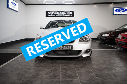 'NOW RESERVED' 2008 BMW 530d E60 M-SPORT TITANIUM SILVER METALLIC