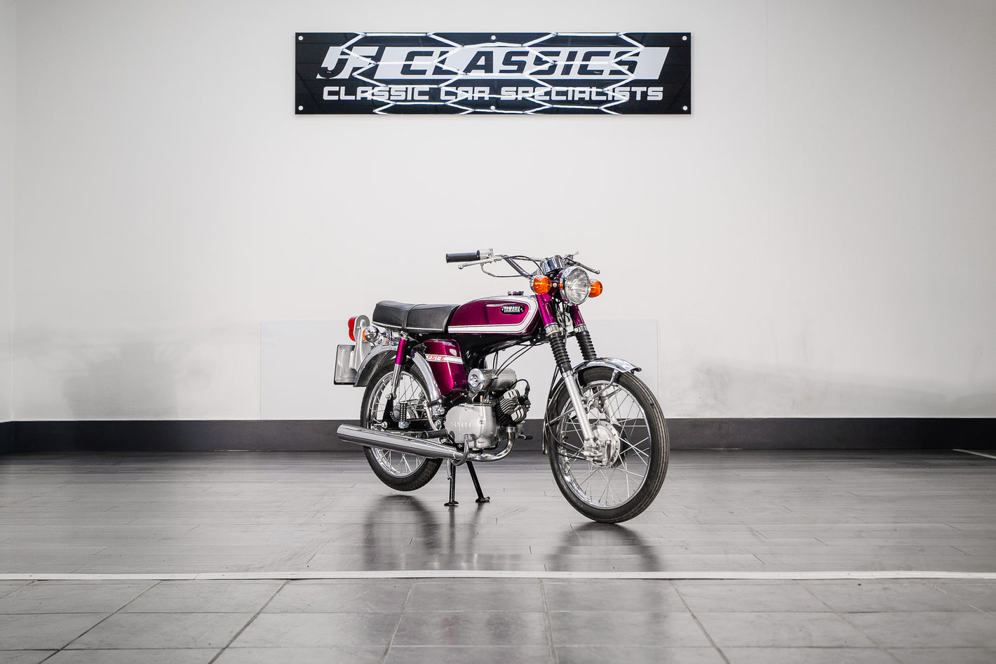 1974 YAMAHA FS1-E 49cc 'PURPLE POP' CLASSIC MOPED