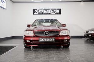 1998 MERCEDES BENZ 280SE R129 PAN ROOF 'RUBINROT RED' LOW MILES & 1 OWNER