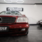 1998 MERCEDES BENZ 280SE R129 PAN ROOF 'RUBINROT RED' LOW MILES & 1 OWNER