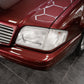 1998 MERCEDES BENZ 280SE R129 PAN ROOF 'RUBINROT RED' LOW MILES & 1 OWNER