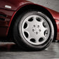 1998 MERCEDES BENZ 280SE R129 PAN ROOF 'RUBINROT RED' LOW MILES & 1 OWNER