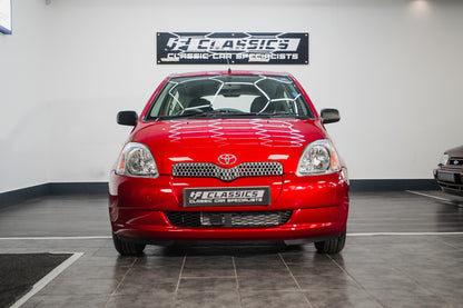 2002 TOYOTA YARIS 1.0 VVTi CALDERA RED COLOUR COLLECTION EDITION 'ONLY 962mls'