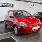 2002 TOYOTA YARIS 1.0 VVTi CALDERA RED COLOUR COLLECTION EDITION 'ONLY 962mls'