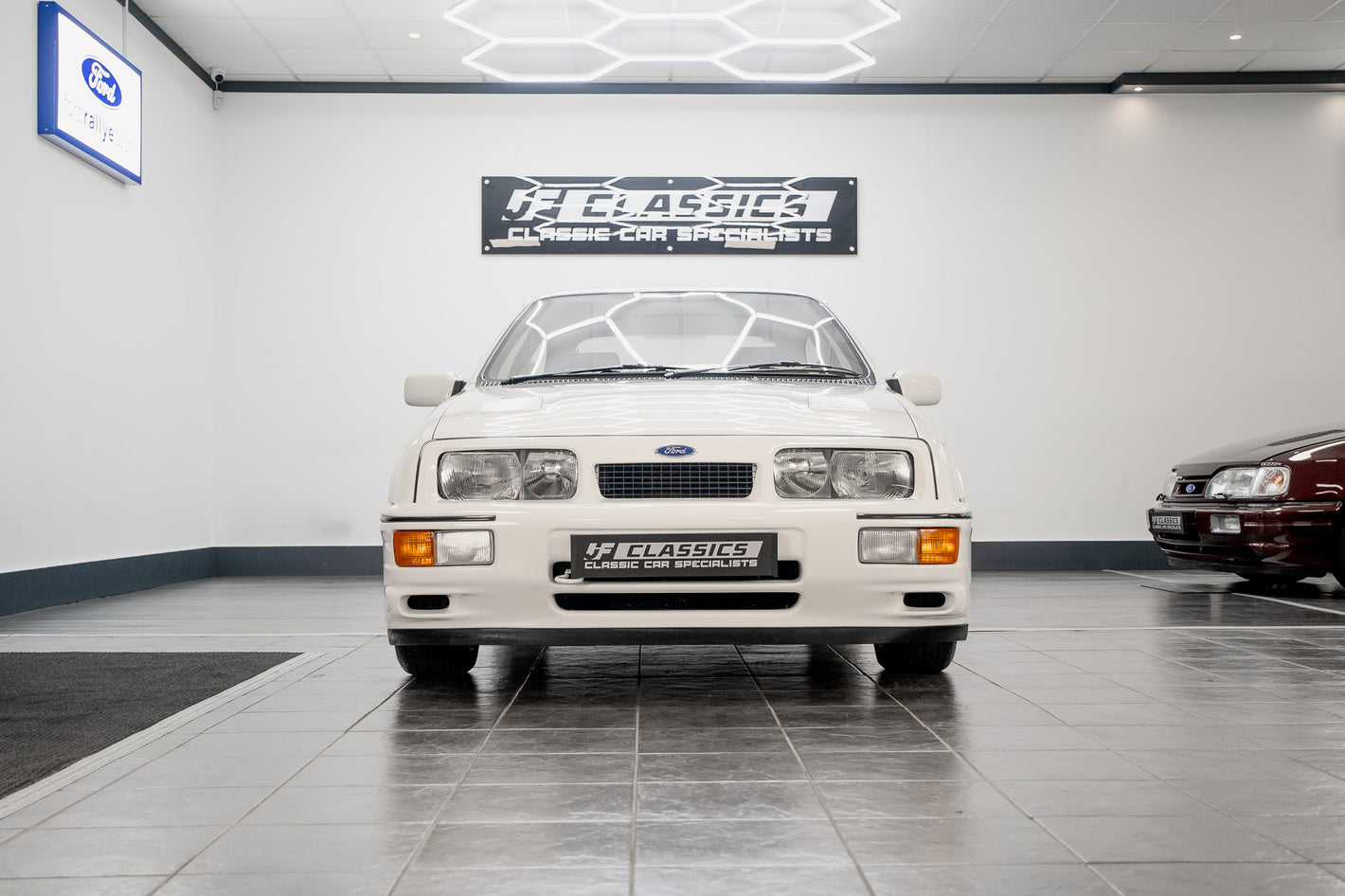 1986 FORD SIERRA 3DR RS COSWORTH-WHITE 'ONLY 27743 miles'