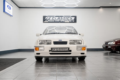 1986 FORD SIERRA 3DR RS COSWORTH-WHITE 'ONLY 27743 miles'