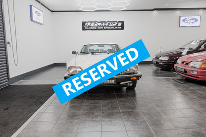 'NOW RESERVED' 1986 Jaguar XJ-S HE 5.3 v12 'Tudor White' Only 16813-miles